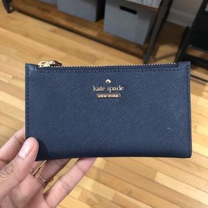 Kate spade navy blue wallet